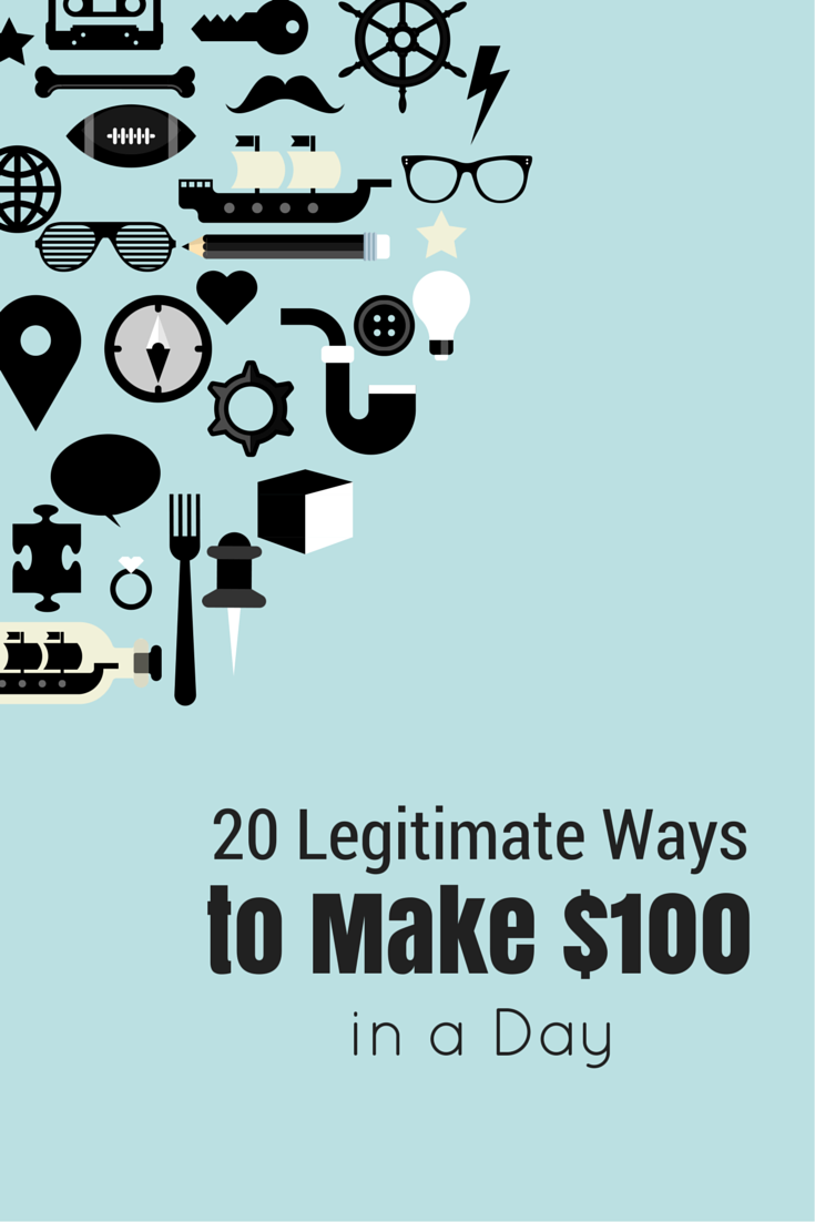 20 ways to make 100 in a day