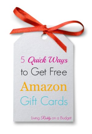 5 Quick Ways to Get Free Amazon Gift Cards