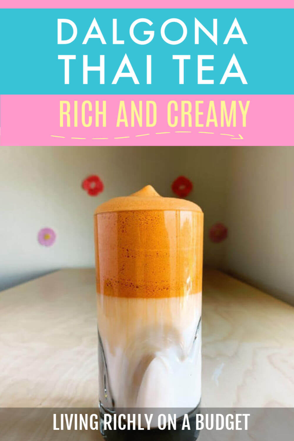 Dalgona Thai Tea Recipe-Image