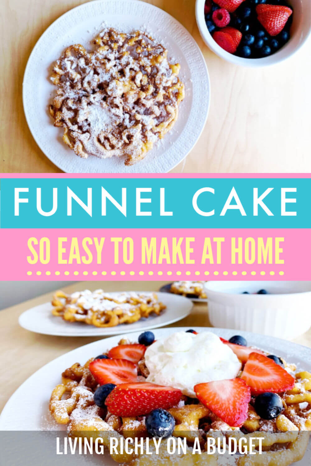 Easy Funnel Cake Recipe Image