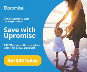 Start a College Savings Account with Upromise and Get $30 Welcome Bonus