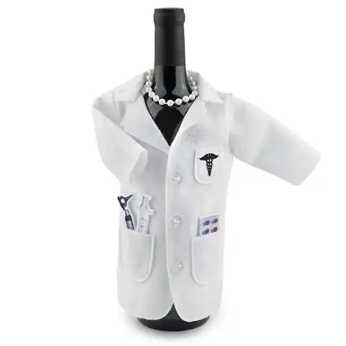 White Coat Wine Bags for Doctors (Female)