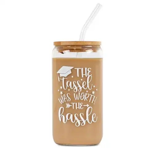 The Tassel was Worth The Hassle Iced Coffee Cup