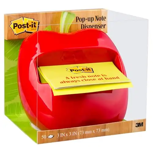 Apple Shaped Post It Note Dispenser