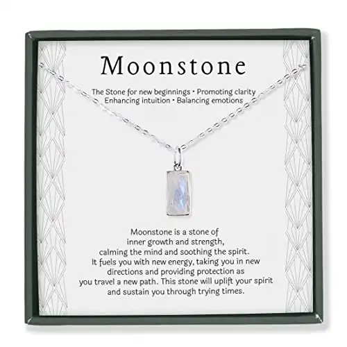 New Beginnings Rainbow Moonstone Necklace