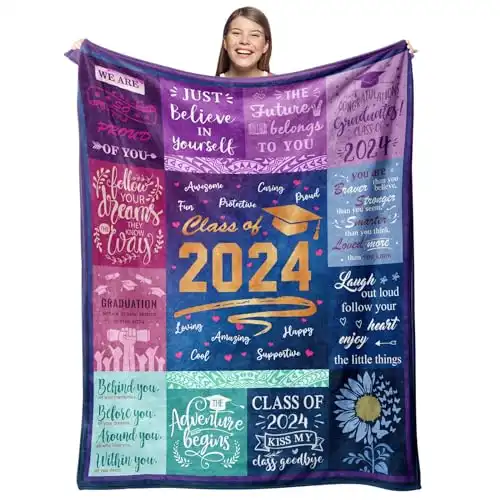 Graduation Gifts Blanket - 2024