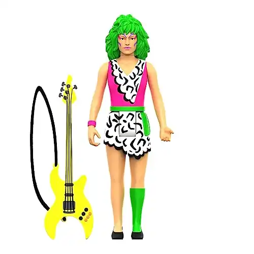 Super7 Jem and The Holograms Pizzaz (Neon) - 3.75" Jem and The Holograms Action Figure