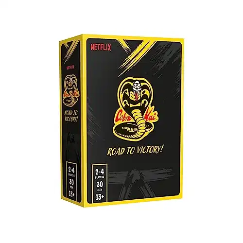 Cobra Kai - Road to Victory Board Game Ages 13+, 2-4 Players, 30 Minute Playtime